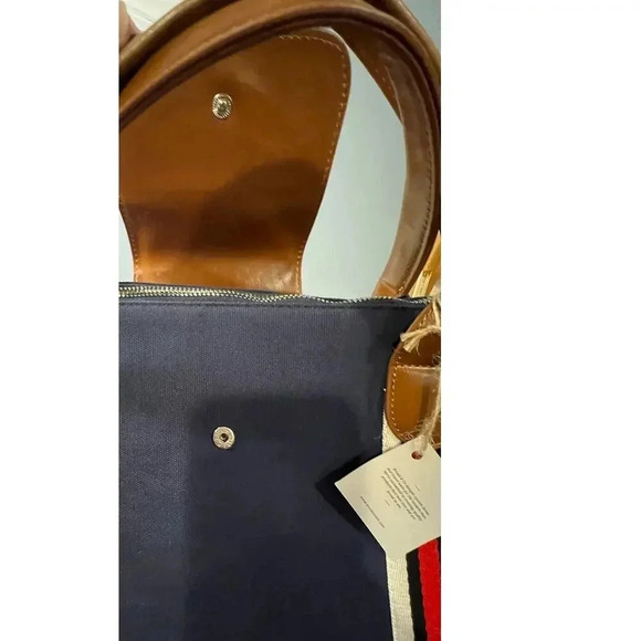 NWT Brouk & Co Original Duffel Bag in Navy Blue - Picture 14 of 14